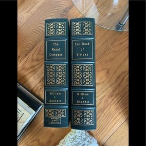 Leather bound Easton Prs book set by Wm Bennett